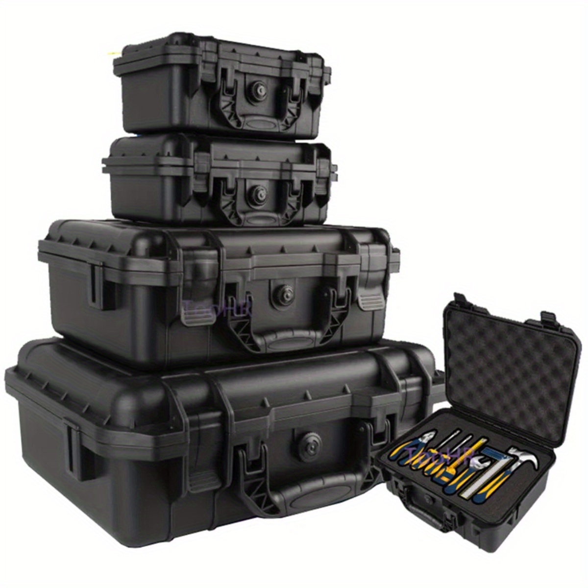 Edc Carry Case - 1pc Waterproof Hard Carry Case Bag