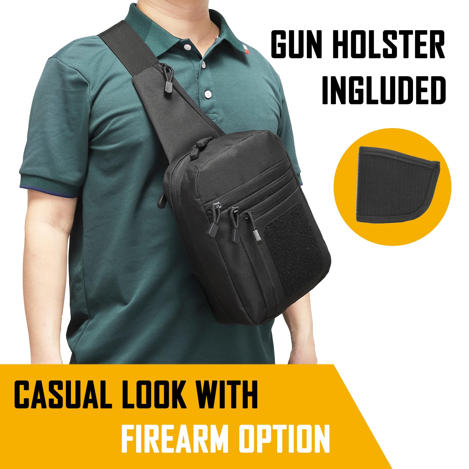 Concealed Carry Crossbody Bag  - огляд і ціна Edc Carry Handgun