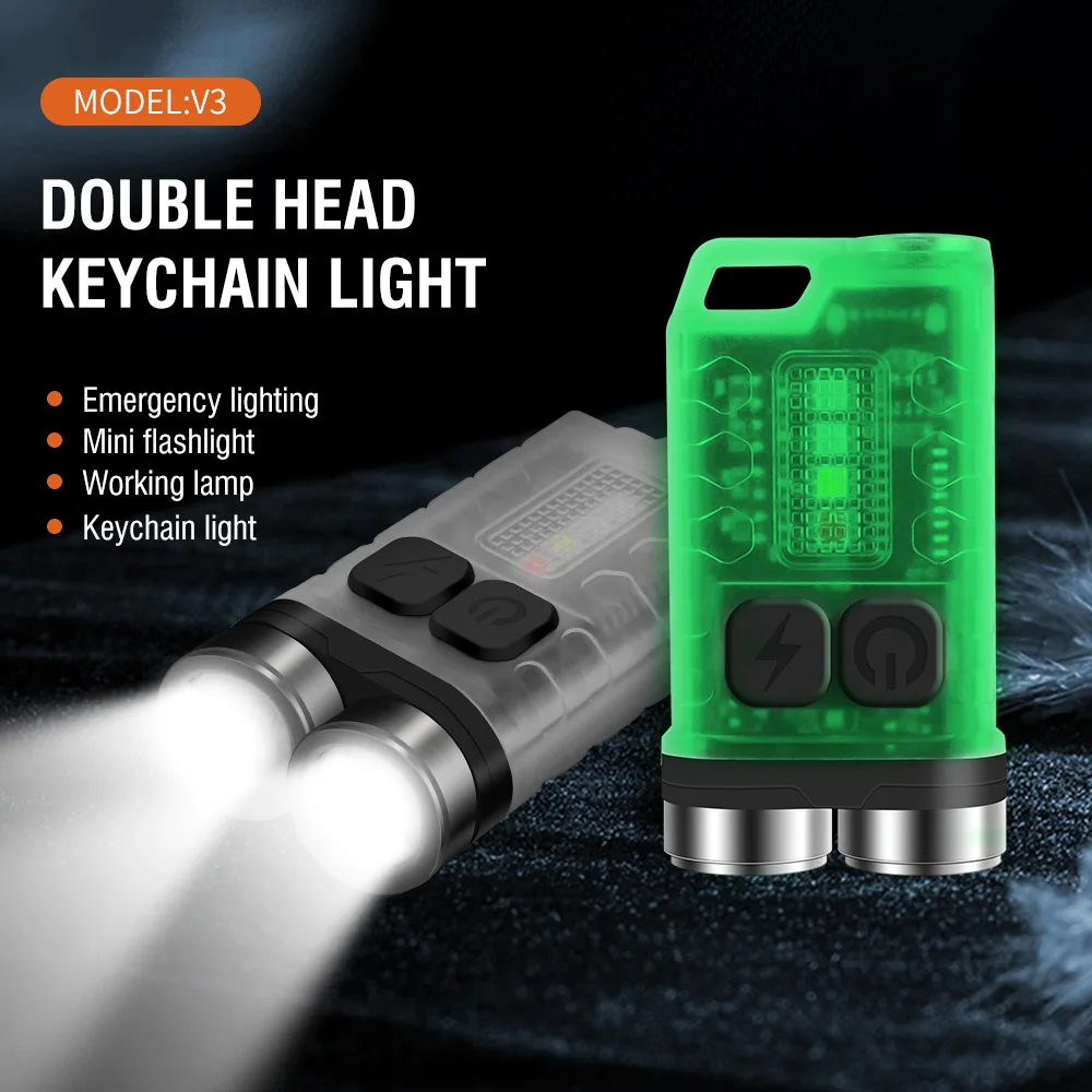 BORUiT V3 LED Keychain Portabl - огляд і ціна Keychain Flashlight
