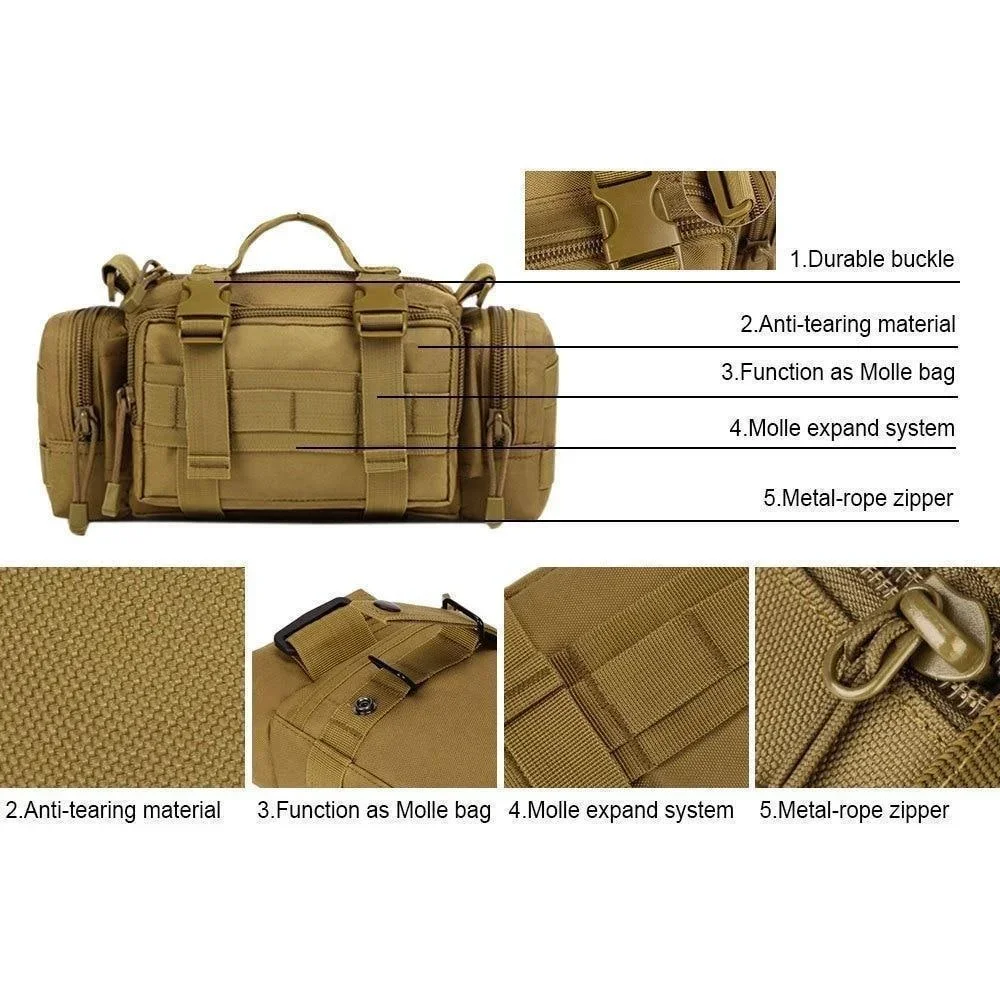 Duffel Waist Bag Molle Waterpr - огляд і ціна Edc Carry Fanny Pack