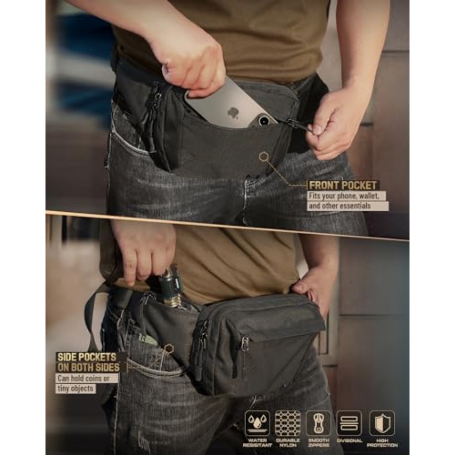 Tactical Concealed Carry Fanny - огляд і ціна Edc Carry Fanny Pack
