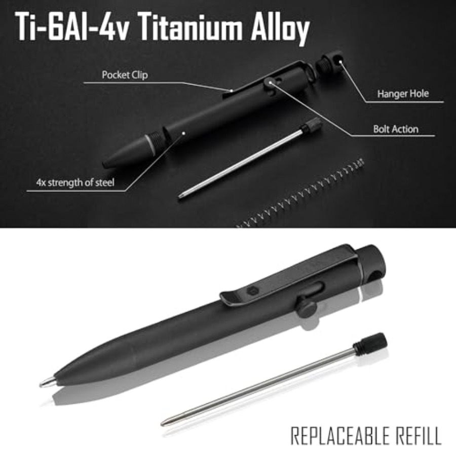 Bolt Action EDC Pen with Clip  - огляд і ціна Edc Every Day Carry おもちゃ