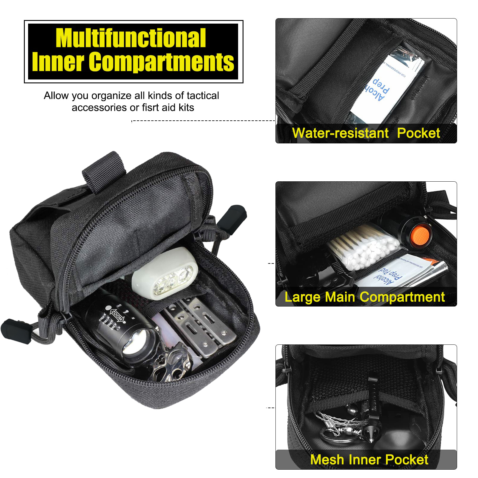 Tactical Molle Pouch Waist Bag - огляд і ціна Edc Carry Bag