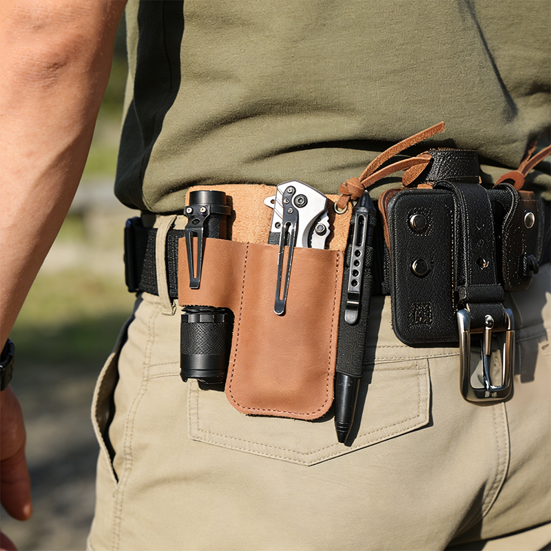 EDC Leather Flashlight Tool Ho - огляд і ціна Edc Carry Bag