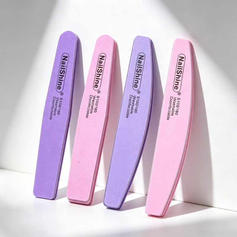2 5 10PCS Professional Double  - огляд і ціна Nail File Titanium