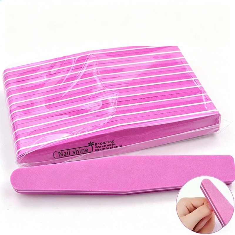 2 5 10PCS Professional Double  - огляд і ціна Nail File Titanium