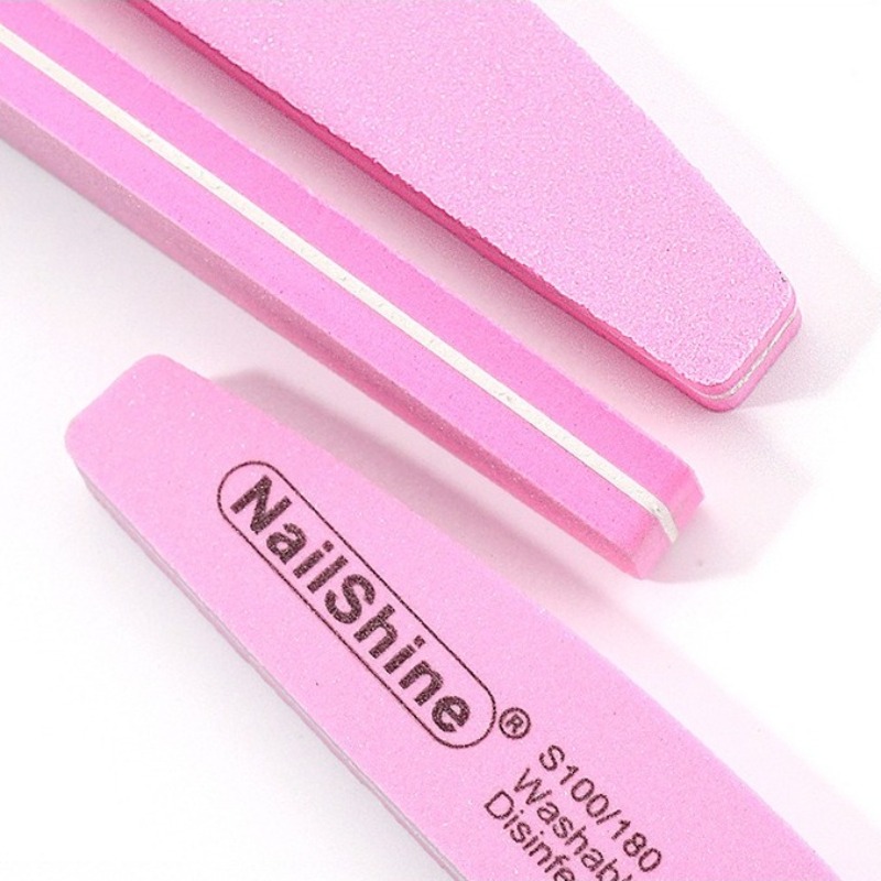 2 5 10PCS Professional Double  - огляд і ціна Nail File Titanium