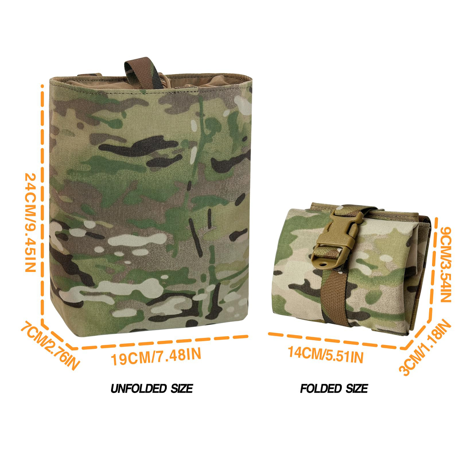 New Molle Folding Dump Drop Ma - огляд і ціна Edc Carry Items