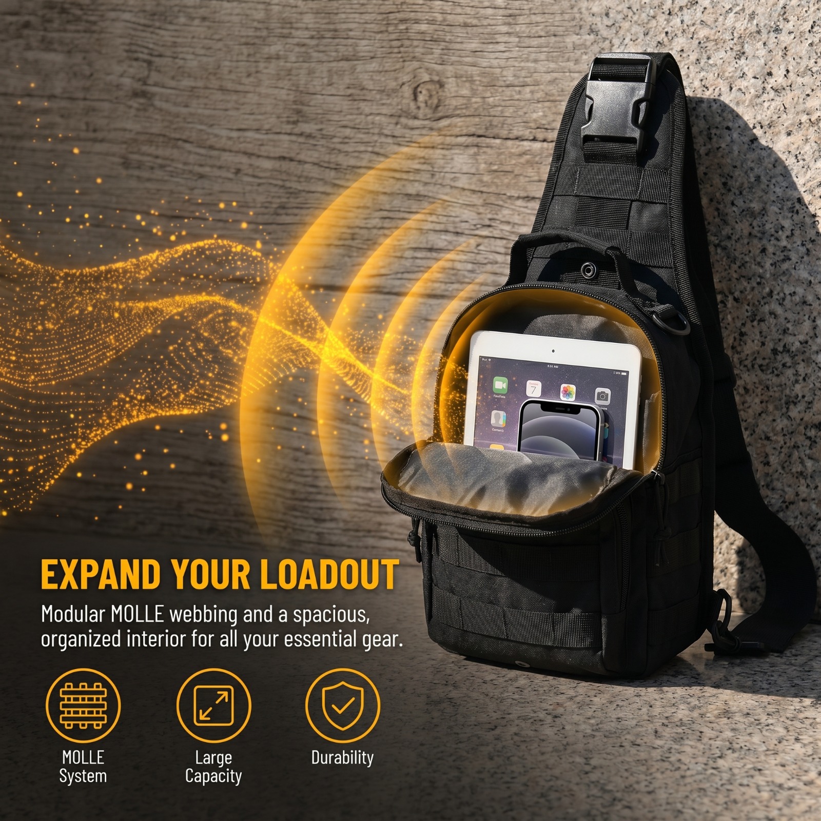 Tactical Sling Chest Pack Dura - огляд і ціна Edc Everyday Carry Bag