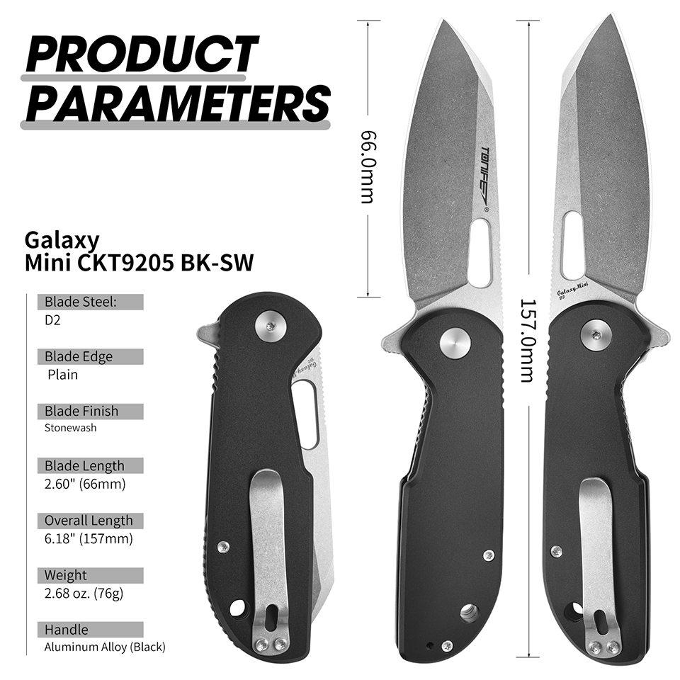 TONIFE Galaxy Mini CKT9205 Fol - огляд і ціна Edc Every Day Carry おもちゃ
