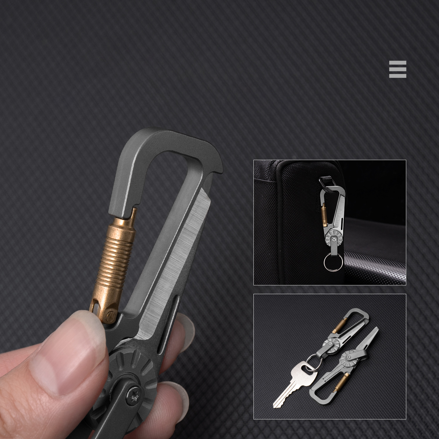 Titanium Alloy EDC Keychain Wi - огляд і ціна Edc Carry All