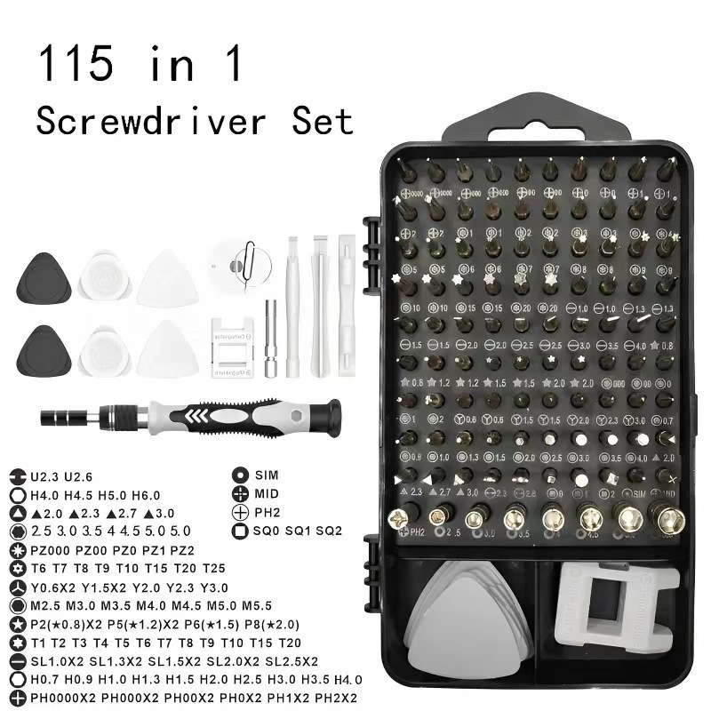 115-in-1 Screwdriver Set, Mult - огляд і ціна Micro Screwdriver Kit