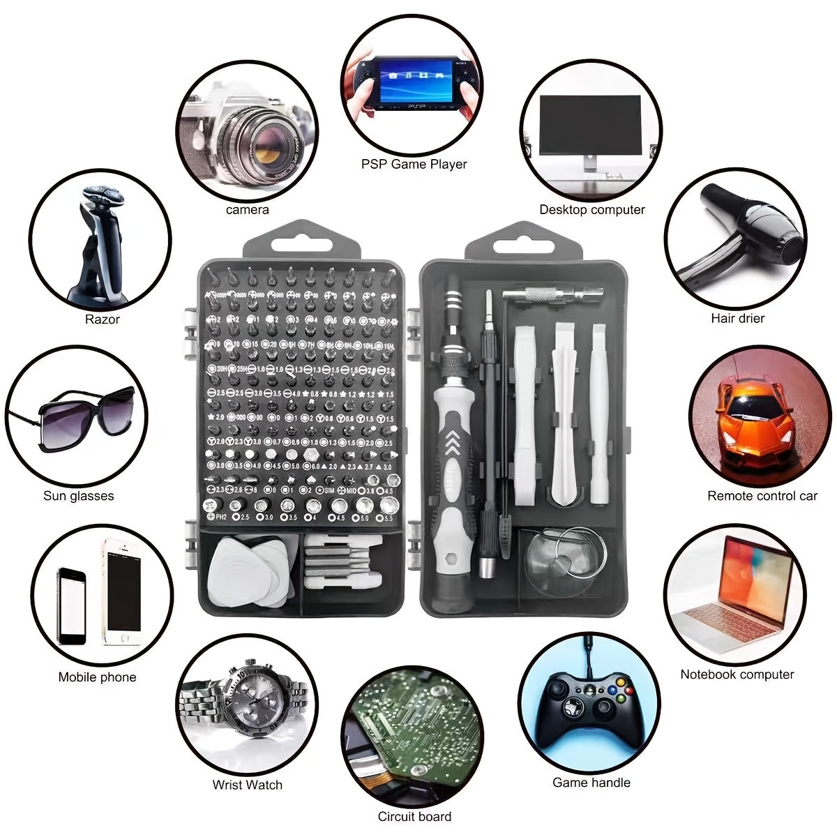 115-in-1 Screwdriver Set, Mult - огляд і ціна Micro Screwdriver Kit