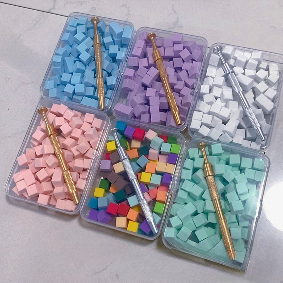 1set 100pcs Nail care gradual  - огляд і ціна Nail File Titanium