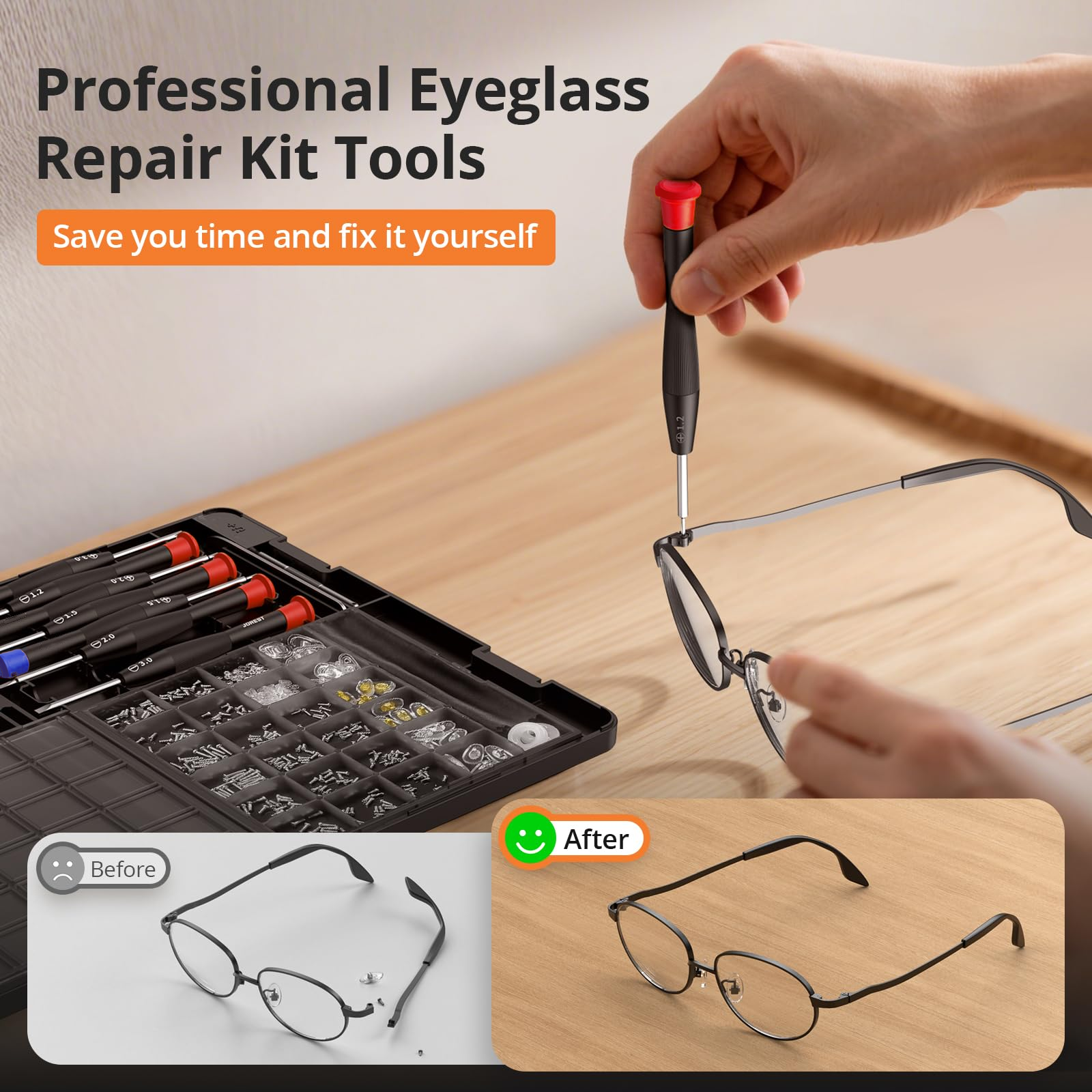 Eyeglass Repair Tool Kit with  - огляд і ціна Micro Screwdriver Kit
