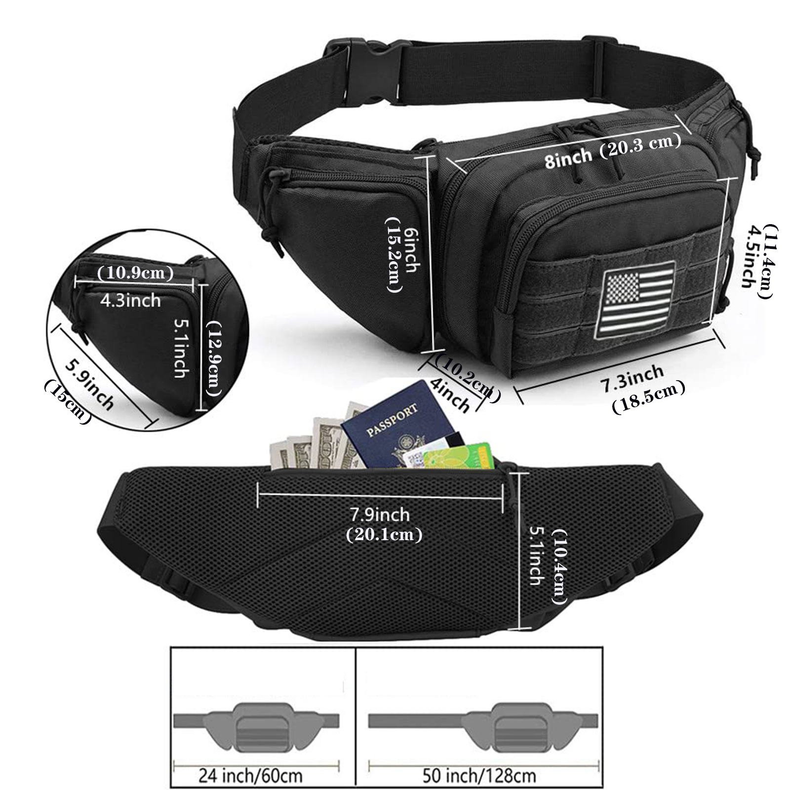 Tactical Fanny Pack Gun Holste - огляд і ціна Edc Carry Fanny Pack