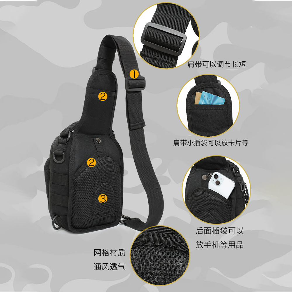 Tactical Sling Bag Pouch Multi - огляд і ціна Edc Pistol Carry Bag