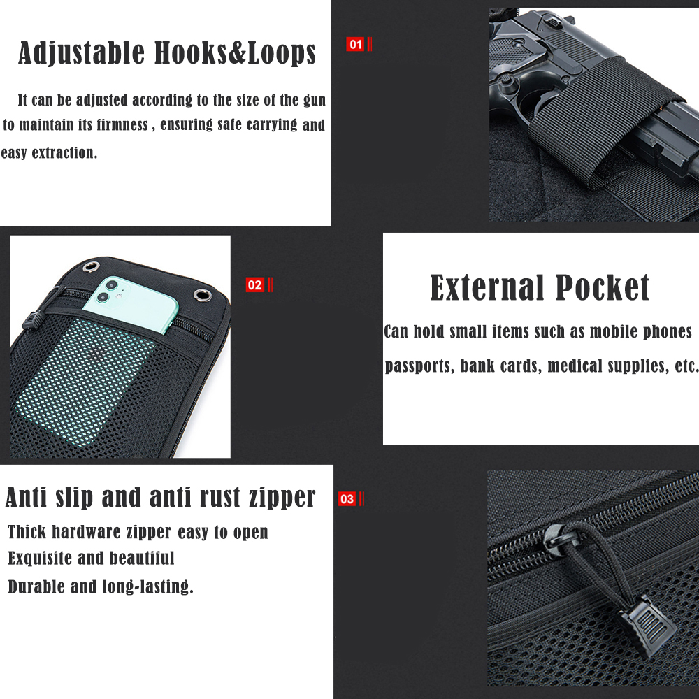 Molle Outdoor Tactical Conceal - огляд і ціна Edc Carry Handgun