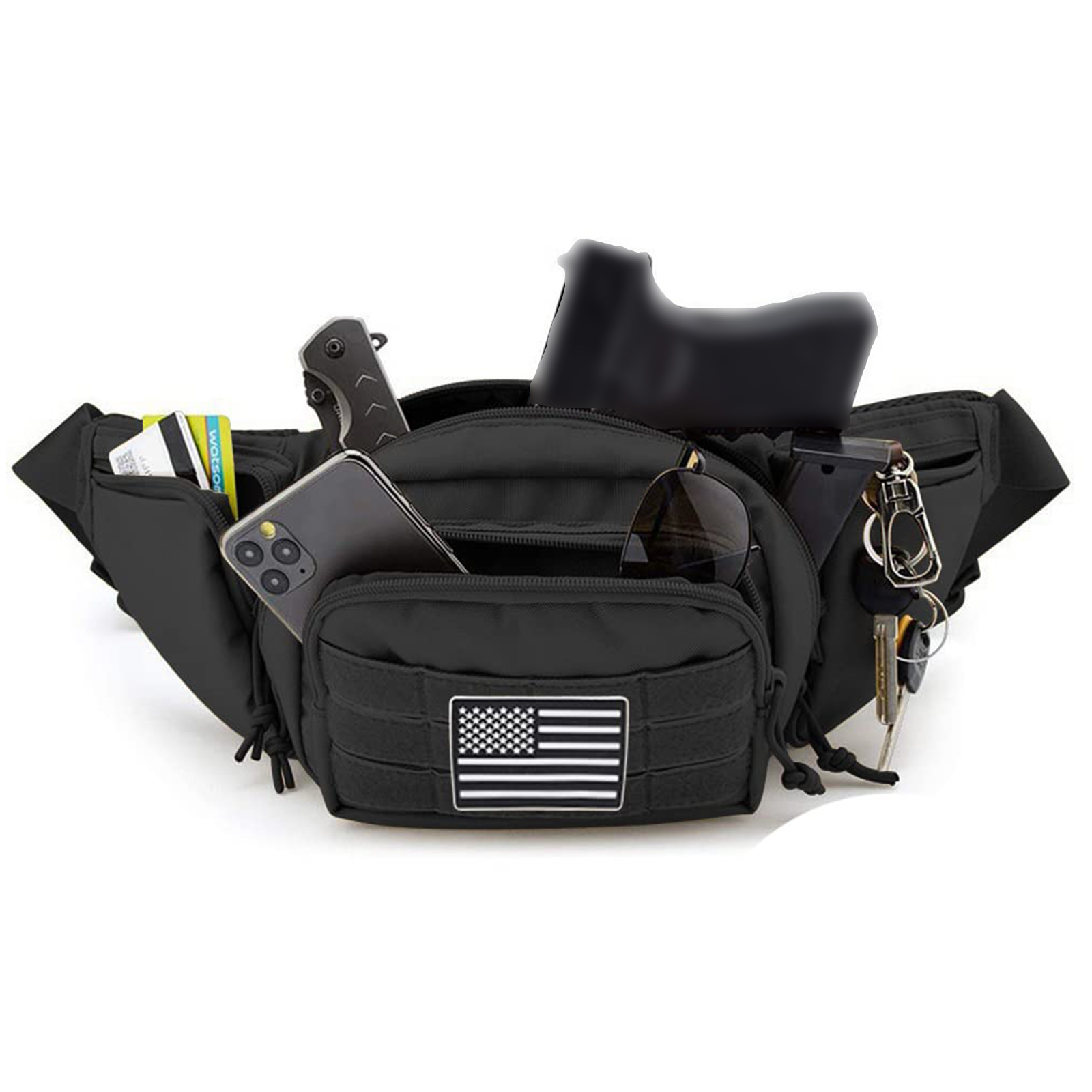 Tactical Fanny Pack Gun Holste - огляд і ціна Edc Carry Fanny Pack